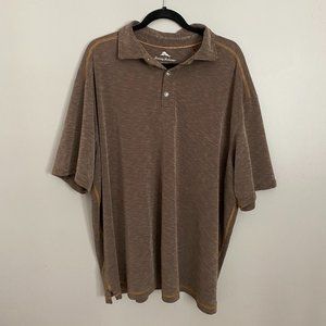 Men's Big and Tall Brown Tommy Bahama Polo